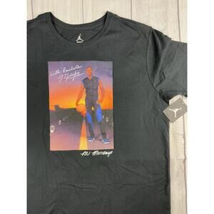 Nwt Jordan Brand Mj Mondays Graphic T-Shirt Jumpman Black Sz 2Xl Xxl
